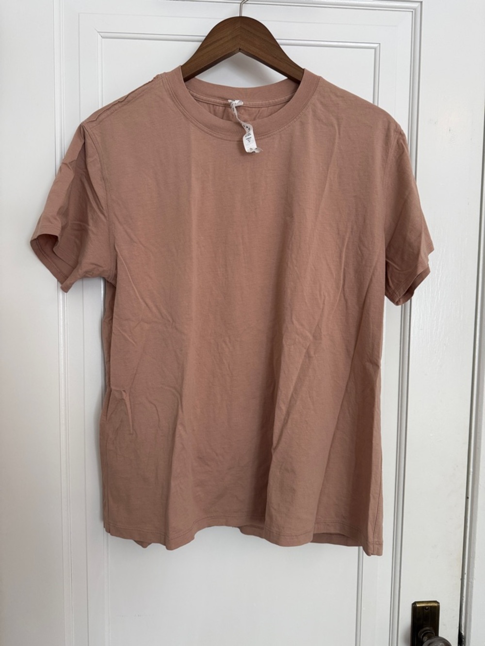 Lululemon Dusty Rose Crewneck Cotton Tee